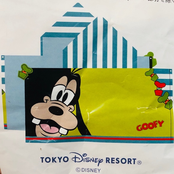 New Disney Tokyo Resort Goofy Face Hooded Towel